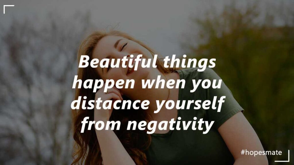 avoid negativity in life