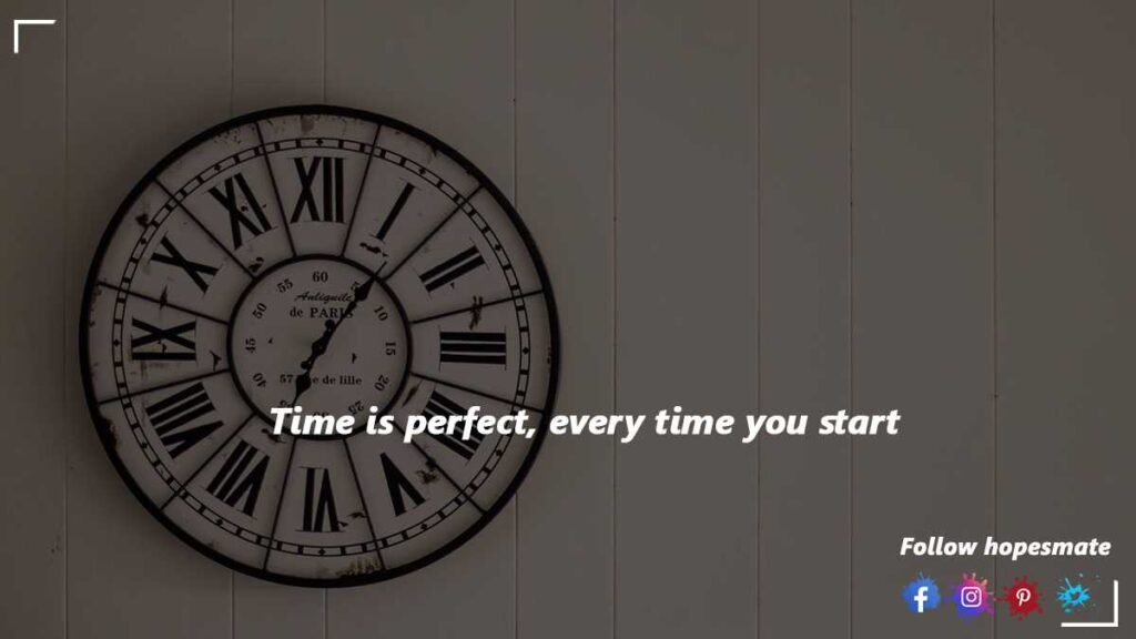 time is perfect every time
