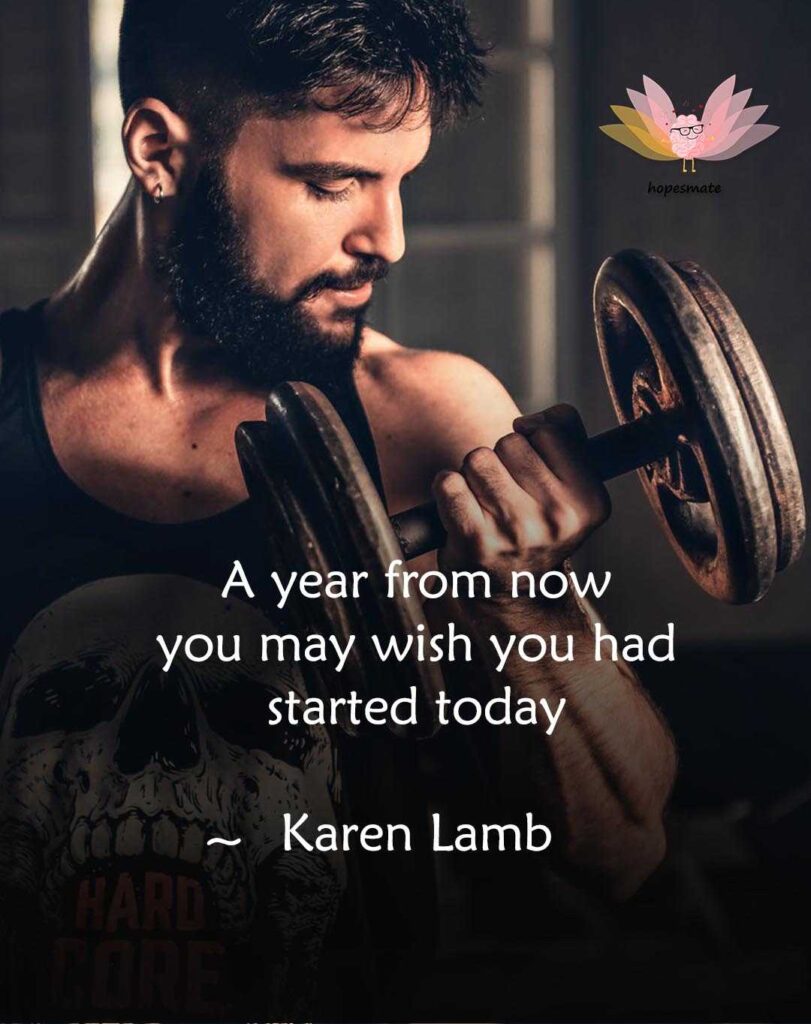 Fitness Motivational Quotes by Karen Lamb