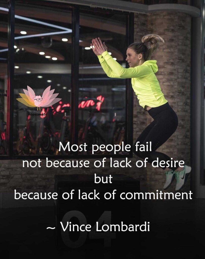 Workout Motivational Quotes by Vince Lombardi